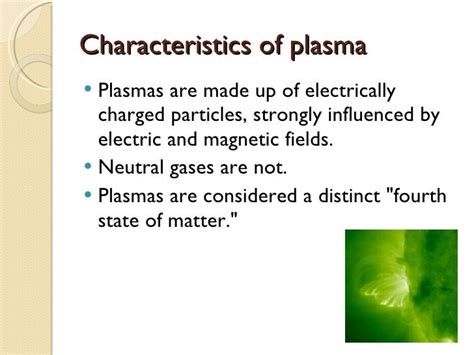 The 4th state of matter -Plasma