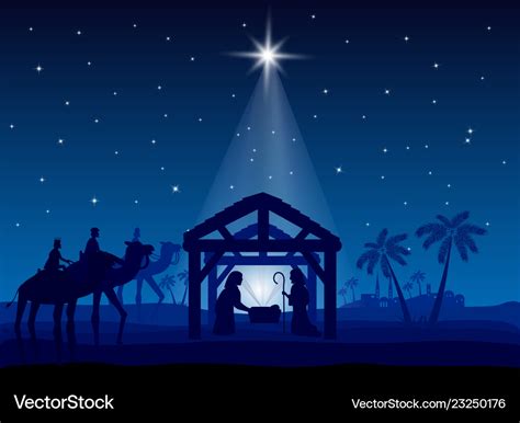 Nativity Star Scene