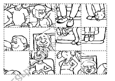 Family puzzle - ESL worksheet by danyjosue1