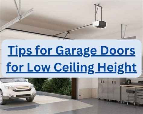 Overhead Garage Door Openers: The Perfect Solution for Low-Ceiling Garages - Mike Garage Door Repair