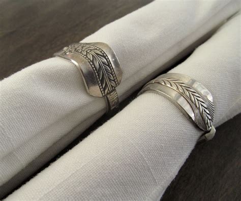 How to Make Napkin Rings From Silverware (Square or Round) : 5 Steps ...