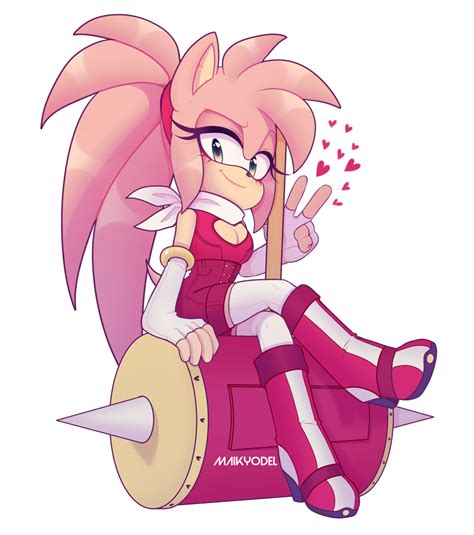 Amy Rose by https://www.deviantart.com/maikyodel on @DeviantArt | Amy ...