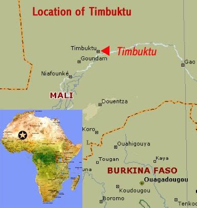 Where Is Timbuktu Located On The World Map ~ AFP CV