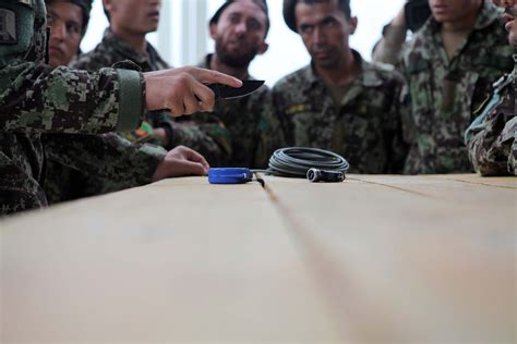 Afghan Soldiers conduct Explosives Hazard Reduction Course training ...