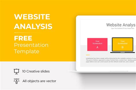 Website Analysis Free PowerPoint Template | Nulivo Market