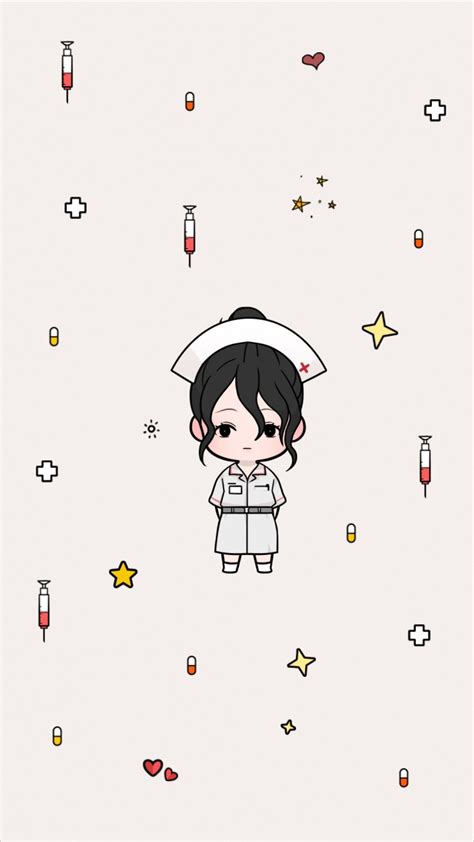 Cute Nurse | Medical wallpaper, Nursing wallpaper, Nurse art