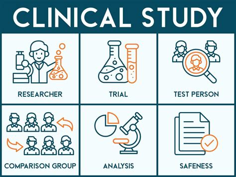 Clinical study banner web icon vector illustration concept for clinical ...