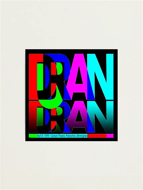 "Duran-Duran Font Logo" Photographic Print by ssharon79 | Redbubble