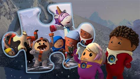 Play the Go Jetters Winter Christmas Jigsaw Puzzle Game - CBeebies - BBC