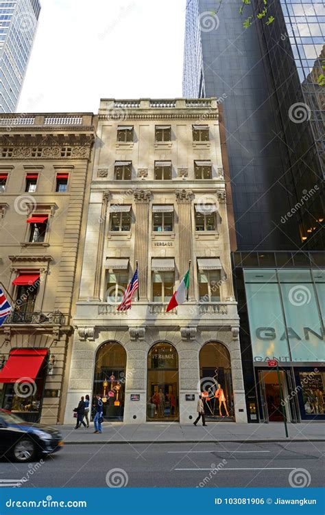 Versace Flagship, Fifth Ave, Manhattan, New York City Editorial Photo ...