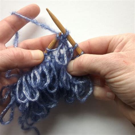 How to Knit Loop Stitch Step by Step