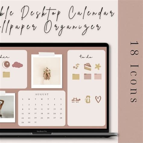 Desktop Calendar Wallpaper Organizer | Calendar wallpaper, Desktop ...