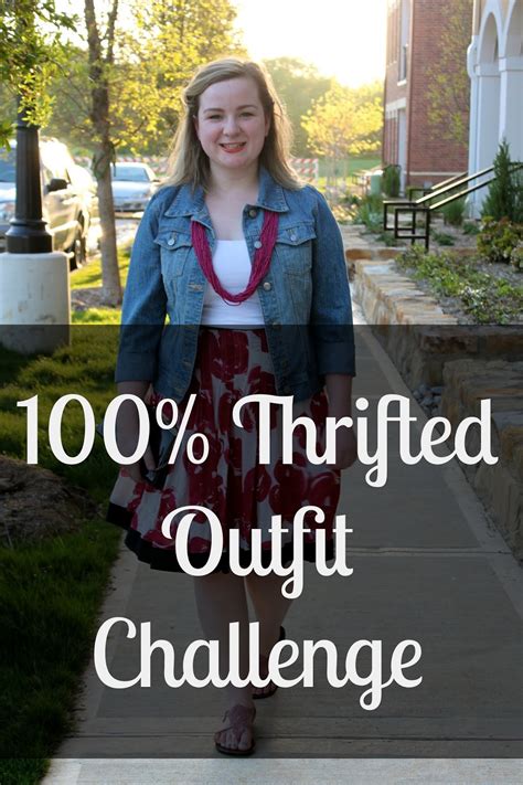 The Butterfly Effect: 100% Thrifted Outfit Challenge-Week 4