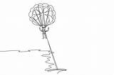 Parasail Parasailing Brevets Sketch Coloring Page sketch template