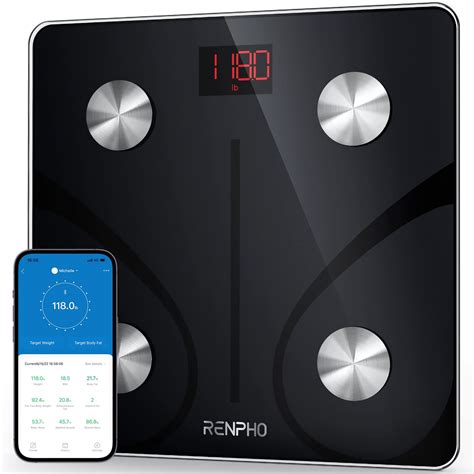 Buy RENPHO Scales for Body Weight, Digital Bathroom Scales with High Precision Sensors ...