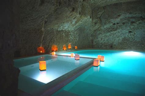 Indoor pool at Casa Civita, a 14th Century restored medieval home in ...