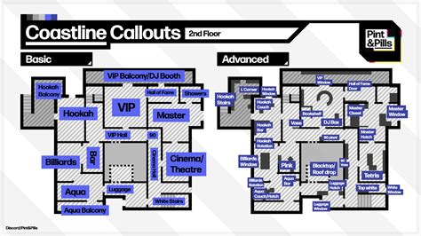 2nd floor of the community made COASTLINE CALLOUTS map. Link in the ...