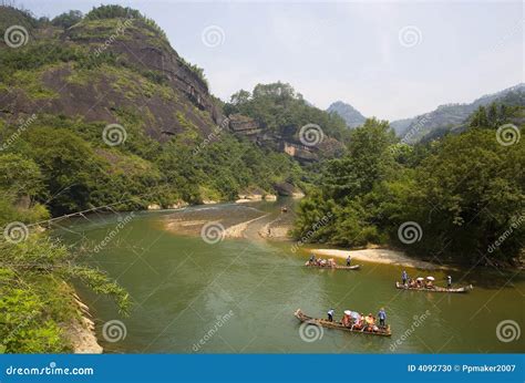 View –Wuyi Mountains stock photo. Image of travel, scenic - 4092730