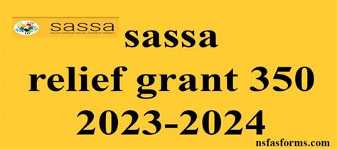 sassa relief grant 350 2023-2024