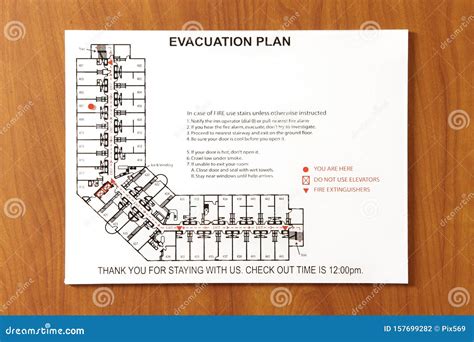 Hotel Emergency Evacuation Plan Template