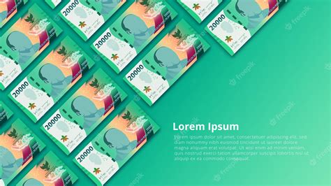 Premium Vector | Vector background rupiah banknotes indonesian rupiah ...