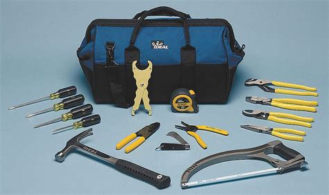 IDEAL 16-PC Electricians Tool Kit - 3KGW8|35-808 - Grainger