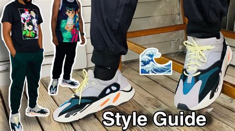 How To Style Yeezy 700 Waverunner | 8 Great Outfits - YouTube