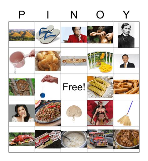 PINOY BINGO Card