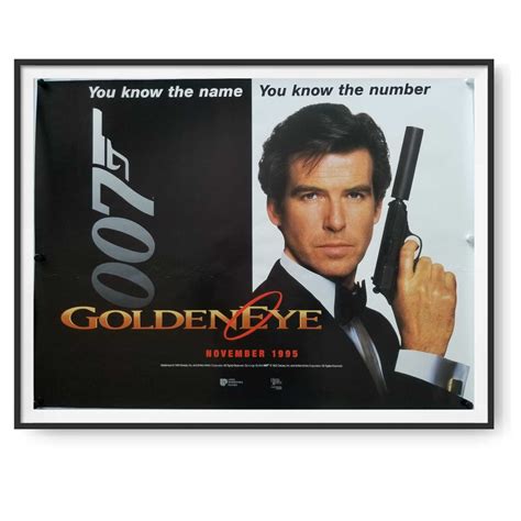 GoldenEye (1995) Original Advance UK Quad Poster - Cinema Poster Gallery