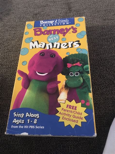 Lot Of Barney Vhs Barney S Best Manners Barney Songs Eur | The Best ...