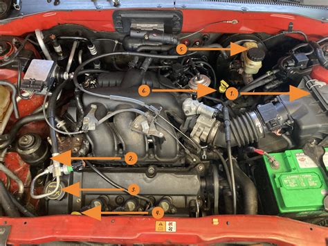 2003 Ford Escape 3.0 - Engine Compartment Layout