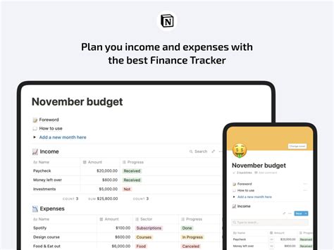 7 Notion Budget Tracker Templates for Managing Finances 2023