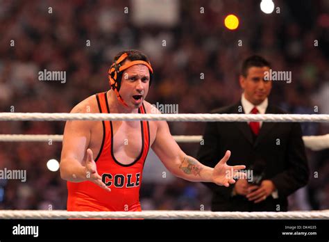 Michael cole wrestlemania hi-res stock photography and images - Alamy