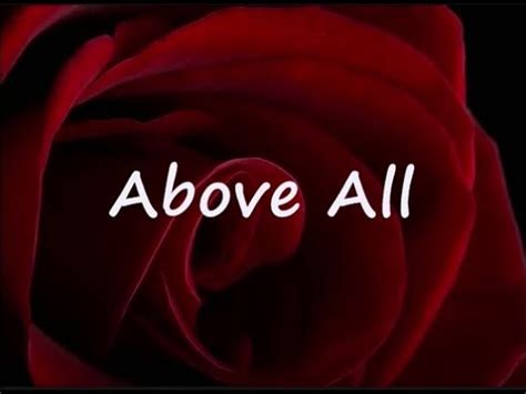 Michael W. Smith - Above All, chords, lyrics