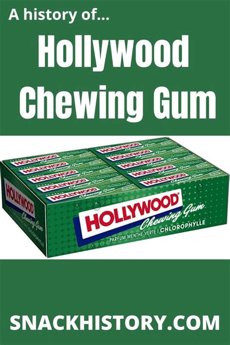 Hollywood Chewing Gum (History, Ingredients & Commercials) - Snack History