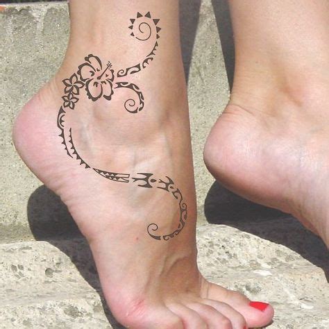 Puiaki (Precious) life joy original Polynesian tattoo design | Foot tattoos, Ankle tattoos for ...