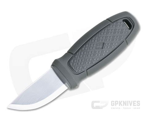 Morakniv Eldris LightDuty Dark Gray Stainless Steel Pocket Fixed Blade Knife For Sale