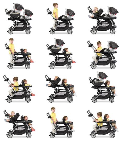 Graco Ready 2 Grow Double Stroller Compatible Car Seats - Car Retro