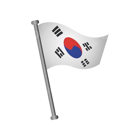 South Korea Flag, South Korea, Flag, South Korea Watercolor Flag PNG ...