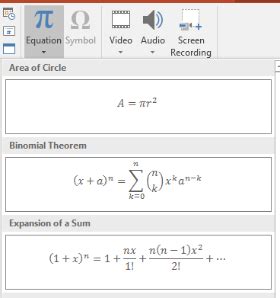 PowerPoint Math Equations|Aspose.Slides Documentation