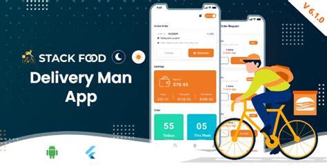 StackFood Multi Restaurant - Food Ordering Delivery Man App – Gplcode.Net