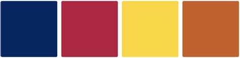 Arizona Flag Color Codes - Hex, RGB and CMYK Color Codes