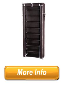 Songmics 10 Tiers Shoe Rack Closet with Cover Storage – cithernruralizes