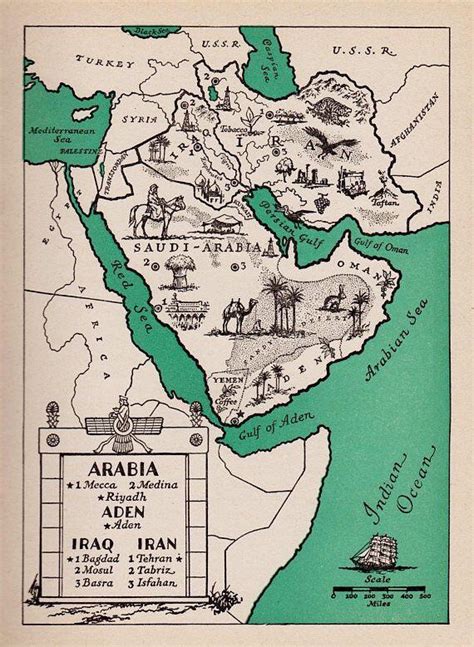 Middle East map,1940's : r/Maps