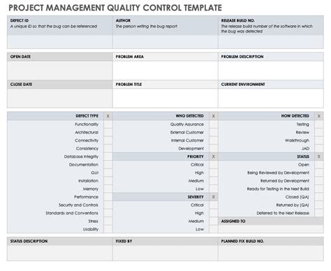 Free Project Control Templates | Smartsheet