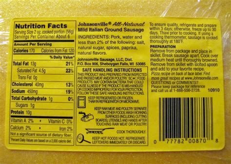 Bar s hot links nutrition facts - psawevue