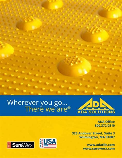 ADA Solutions, Catalogs, Cast-In-Place Paver Submittal | ARCAT