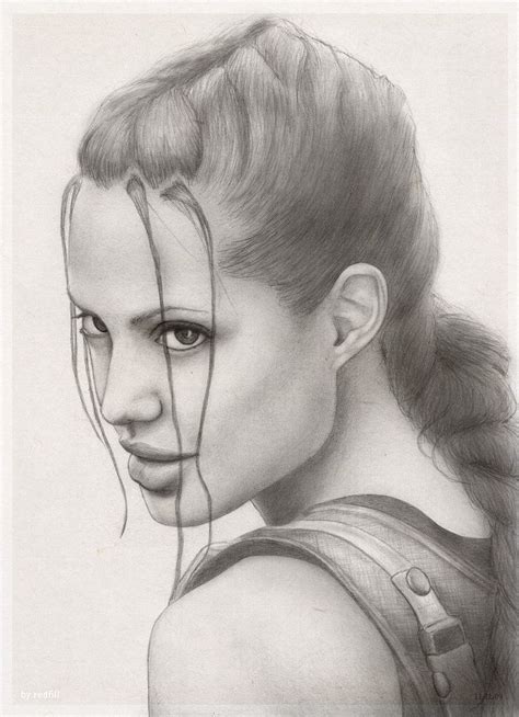 Angelina Jolie (Lara Croft) by Caliban123 on deviantART | Lara croft ...