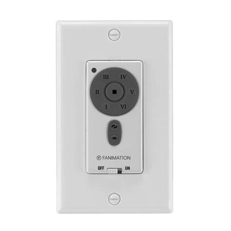 Fanimation White Wall-mount Ceiling Fan Remote Control at Lowes.com