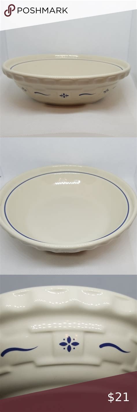 Longaberger Pie dish American Tradition Blue | Kitchen bakeware, Traditional, Pottery